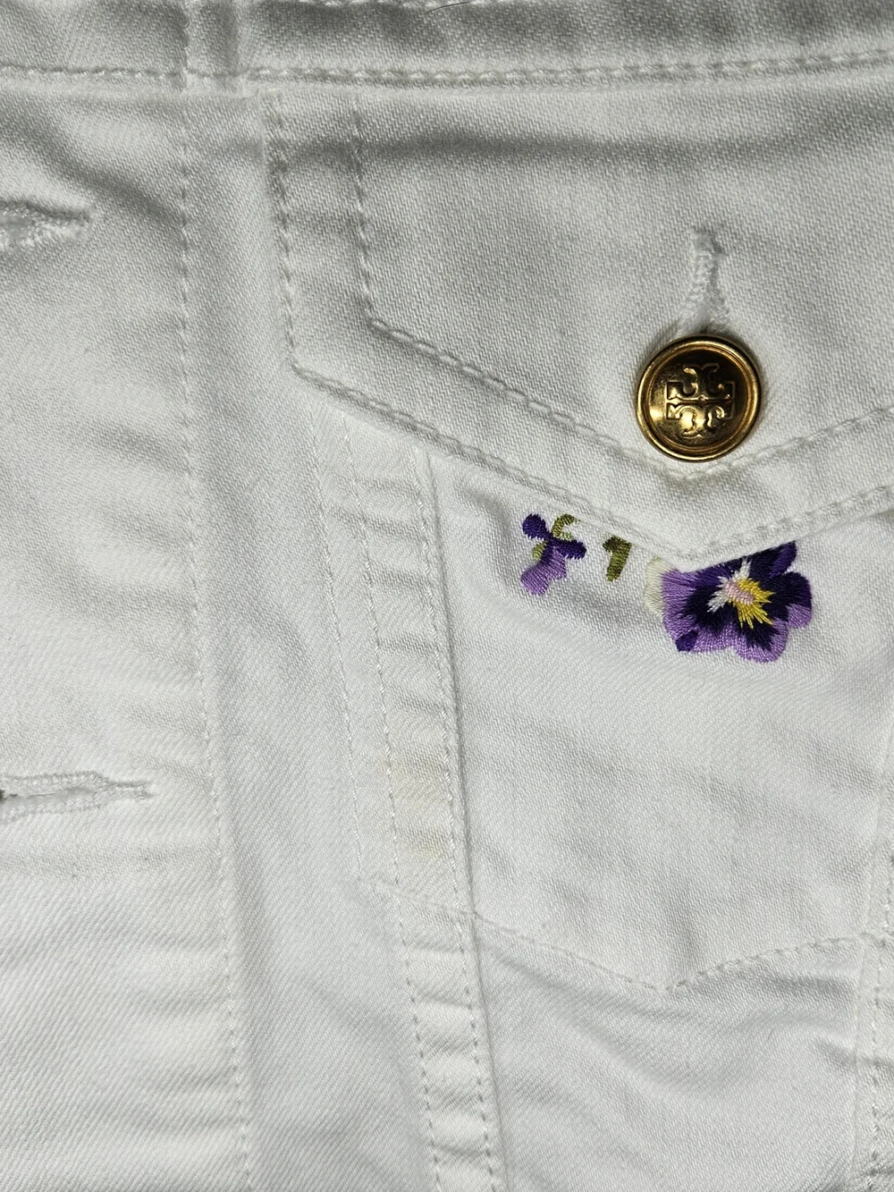 Tory Burch crisp white
